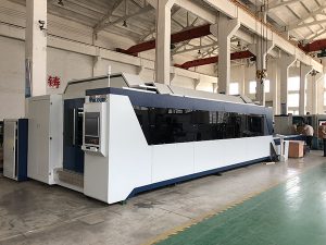 Découpeuse de laser de fibre de vente chaude et de bon prix de 1500mmx3000mm avec la source de laser de 500W, 700W, 1000W