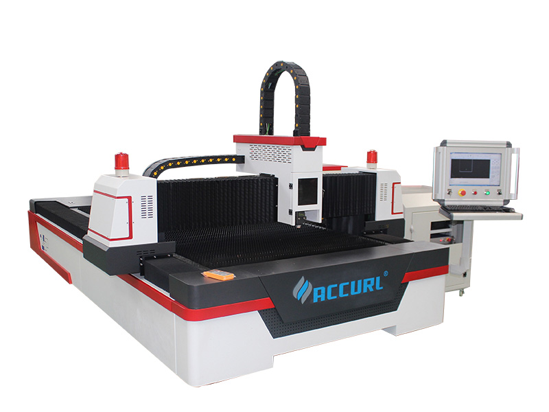 Machine de découpe laser en fibre de métal cnc 1000w en acier