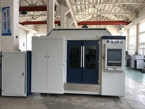 métal coupant la porcelaine de machine de laser de fibre de 500w avec le bord lisse de préfet