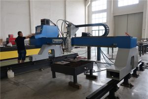 type de portique cantilever cnc plasma et oxyfuel de flamme découpeuse à vendre